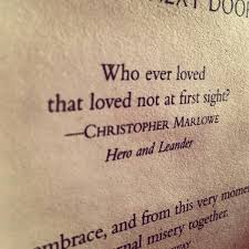 Christopher Marlowe | Hero and Leander | love. | Pinterest ... via Relatably.com