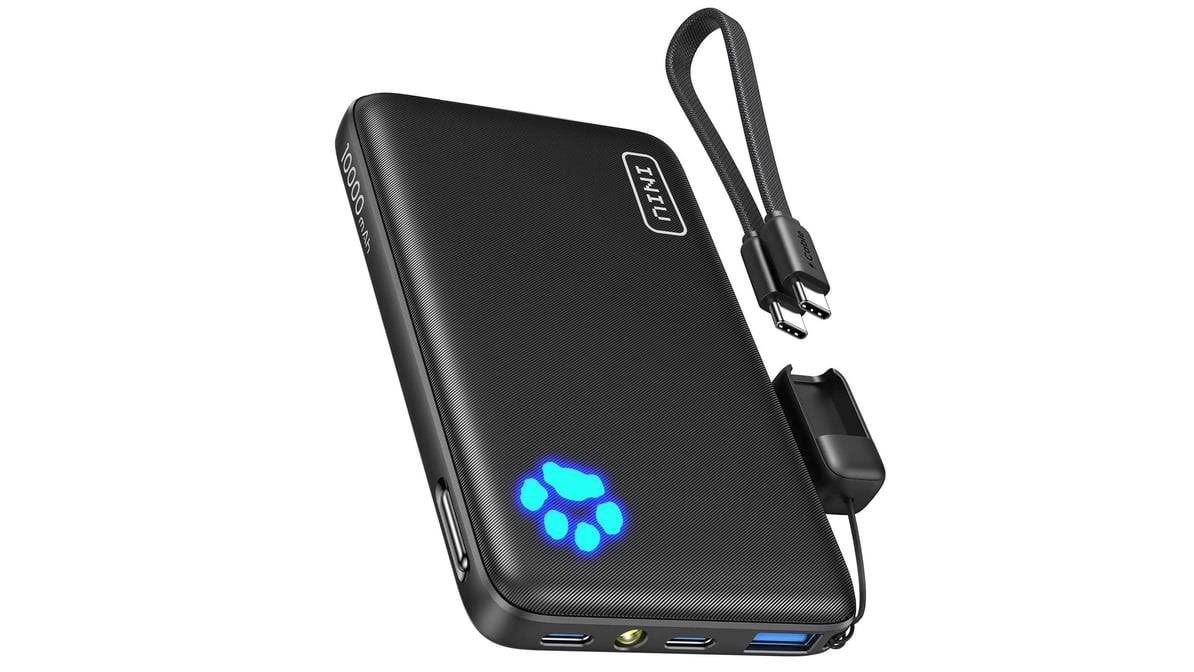 INIU Portable Charger Compact 10000mAh PD 22.5W Power Bank for iPhone
