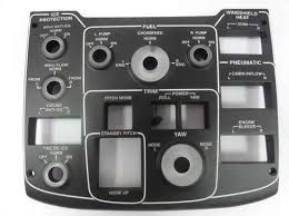 Aircraft control panel - AFT - Aeromaoz Ltd. - illuminated