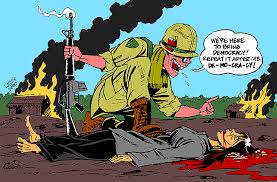 Image result for Vietnam WAR CARTOON