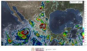 Esta noche Rachel ocasiona lluvias intensas en Jalisco, Colima, Michoacán y Guerrero, y muy fuertes en Nayarit