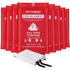 Ahfiwaso Emergency Fire Blankets for Home Kitchen ...