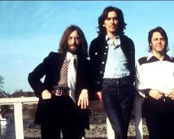 Image of Beatles band in 1969