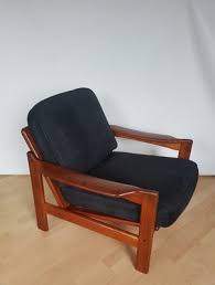 Fauteuil en Teck, Danemark, 1960s en vente sur Pamono