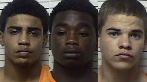 Image comment: Chancey Allen Luna (left), James Francis Edwards (center) and Michael Jones have been charged in the murder of Christopher Lane - Oklahoma-Shooting-Murder-Weapon-not-Found-on-Bored-Teens-Suspects-Identified-377237-2