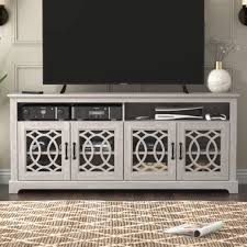 wide tv stand with open storage cool grey FG-CG-PU-7-441-WAY