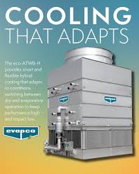 The eco‑ATWB‑H hybrid cooling tower switches between dry and ...