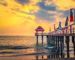 Gambar Sunset at Pantai Anyer
