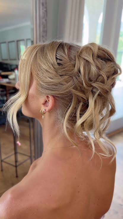Strapless gown? An updo is always the move It keeps the neckline ...