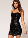 Strapless Sequin Dress - ShopStyle UK