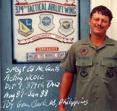 He was replaced by Senior Master Sergeant Ed McCants (his photo is below).