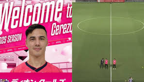 Tepis kecaman fans Indonesia, Dion Cools disambut meriah siap ada lagu di Cerezo Osaka