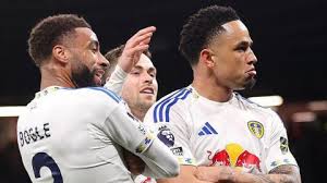 Premier League: Martinez sent off for hair-pull as Leeds 2-0 up at Old Trafford