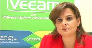 Paloma Gutiérrez, directora de Canal de Veeam Iberia, durante la entrevista. - portada_veeam