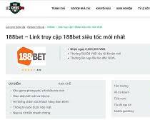 Giao diện nạp tiền 188bet