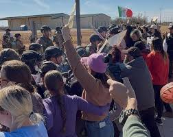 DPS troopers clash with protesters outside Dilley ICE detention facility