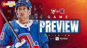 Penguins vs Avalanche: The Clash of NHL Titans on March 16