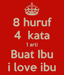 Hasil gambar untuk gambar love ibu