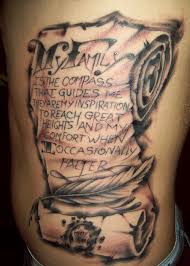Family Tattoo Ideas for Men | 30 Beautiful Scroll Tattoos | Tattoo ... via Relatably.com