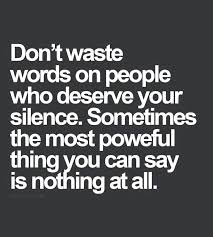 Power Of Silence Quotes. QuotesGram via Relatably.com