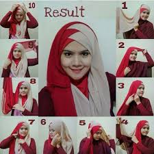 Hasil gambar untuk tutorial hijab