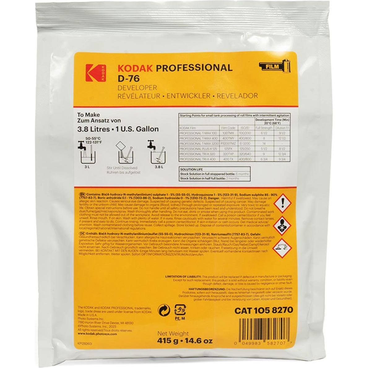 Kodak Professional D-76 Film Developer