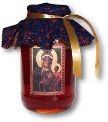 Our Lady of Chains on the honey jar from The Secret Life of Bees ... via Relatably.com