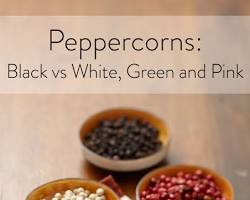 Black pepper, White pepper, Pink pepper 이미지