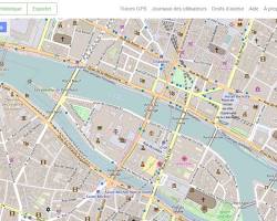 Imagem de OpenStreetMap interface