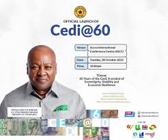 Ghana Cedi Dey Celebrate 60 Years: Wey Wey Go Happen?