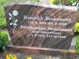 Grab von Friedrich Heuermann (17.09.1910-04.07.1998), Friedhof ...