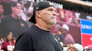 Commanders Coach Dan Quinn Bloodied After Sideline Collision