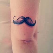 Image result for mustache tattoo