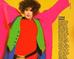 Image of Neon colors dress style 1984