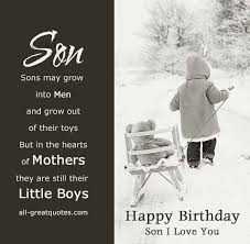 Birthday Poems for Sons From Mother | Birthday Wishes For Son ... via Relatably.com