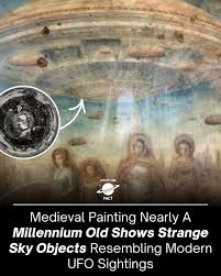 Mystery from the past just collided with the questions of today. Nearly 950 years ago, an unknown medieval artist painted a scene that still puzzles viewers today. In the sky above the