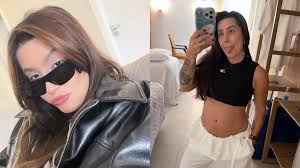 De cropped, Lauana Prado mostra evolução da gravidez: 'Aberta a temporada de barrigão de fora por aqui'