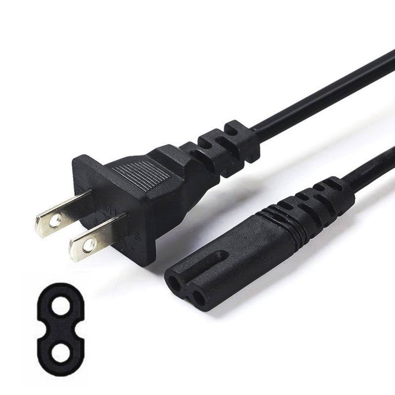 2pcs AC Power Cord for Sony Play-Station 4 5.8' Long Adapter Cable