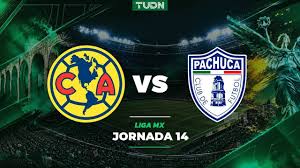América y Pachuca se enfrentan en la Jornada 14 de la Liga MX Apertura 2026
