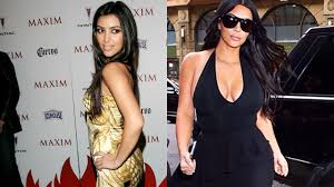 Résultat de recherche d'images pour "who is kim kardashian before and after"