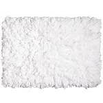 White fluffy rug