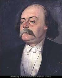 Portrait of Gustave Flaubert 1821-80 - Eugene Pierre Francois Giraud - painting1