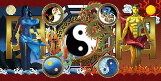 Resultado de imagen de yin yang de fuego