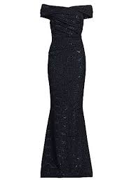 Talbot Runhof Off-The-Shoulder Jersey Gown | Saks Fifth Avenue - Product from Saks Fifth Avenue
