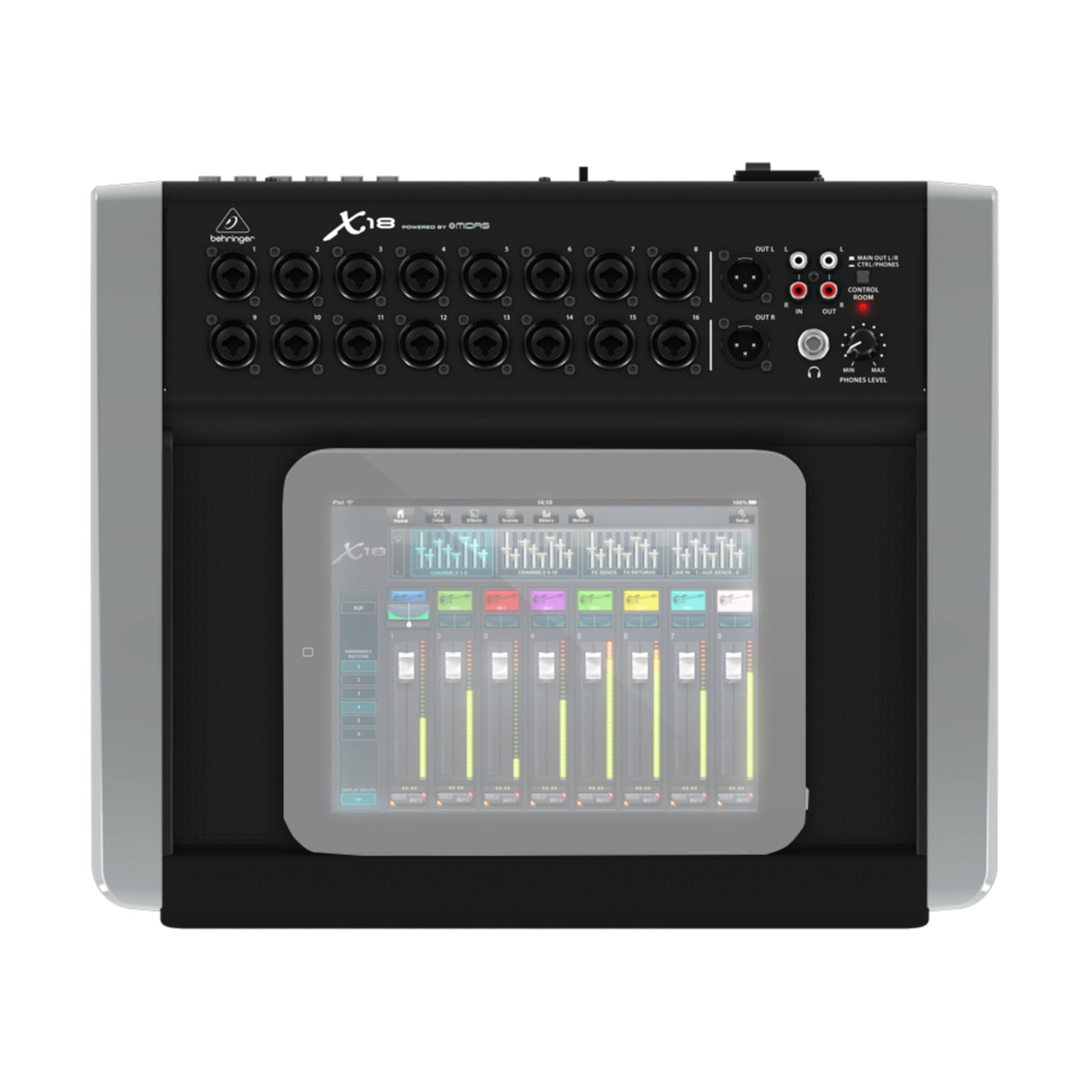 Behringer X Air X18 18-Channel 12-Bus Digital Mixer iPad