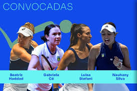 Bia, Luisa, Naná e Cé defendem o Brasil no zonal americano da BJK Cup