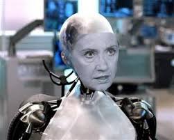 Image result for trump clinton cyborg
