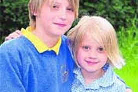 HARRY Goodwin, 11, with his sister Daisy, five, who he saved from choking after she swallowed an ice cube. AN 11-YEAR-old boy saved his sister&#39;s life just ... - C_71_article_529357_body_articleblock_0_bodyimage