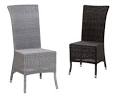 Miadomodo - chaises de jardin en rsine tresse - Gris - 58cm x