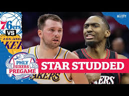 Tyrese Maxey leads Sixers in SHOWDOWN vs LeBron, Luka Doncic & Lakers